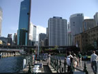 Downtown Sydney from the harbour area (190kb)